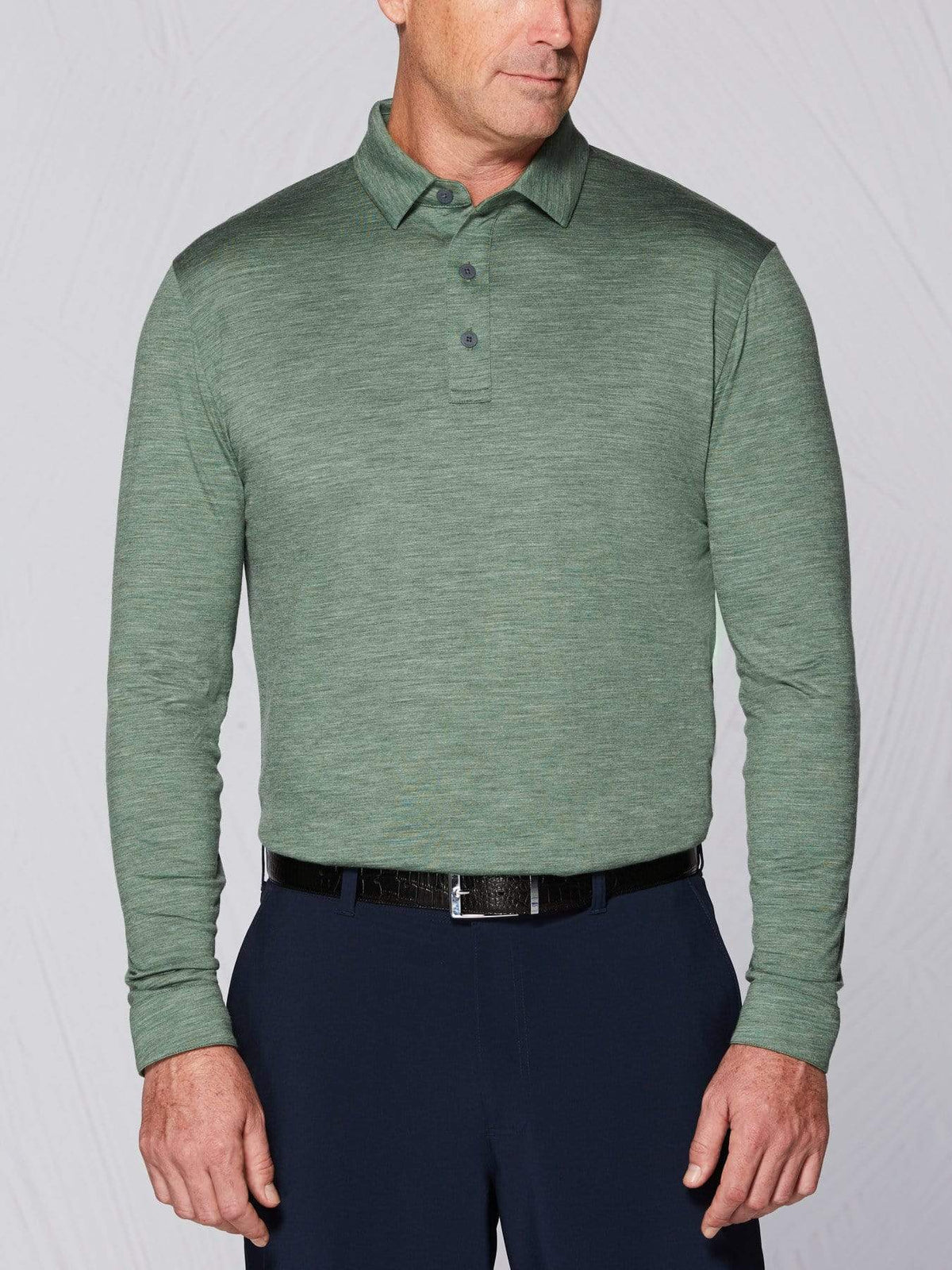 Men's Tour Authentic Heather Polo