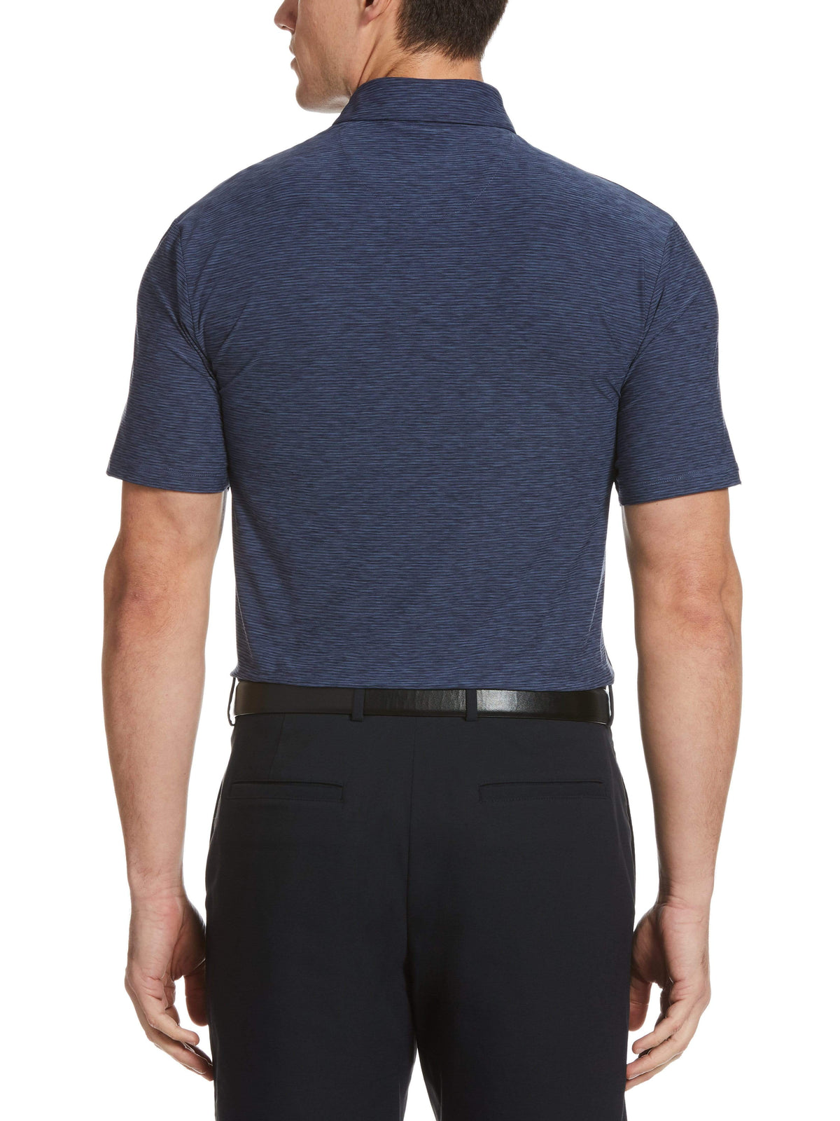 Men's Tour Authentic Heather Striped Polo