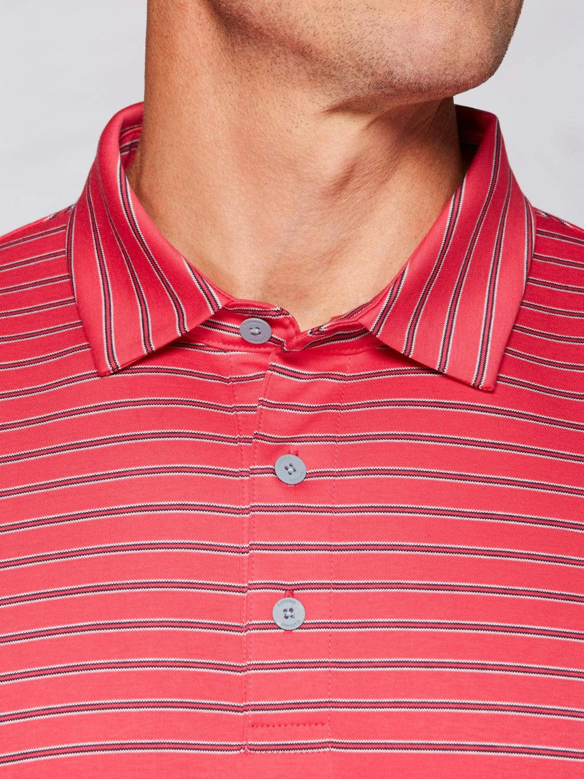 Men's Tour Authentic Mercerized Cotton Stripe Polo