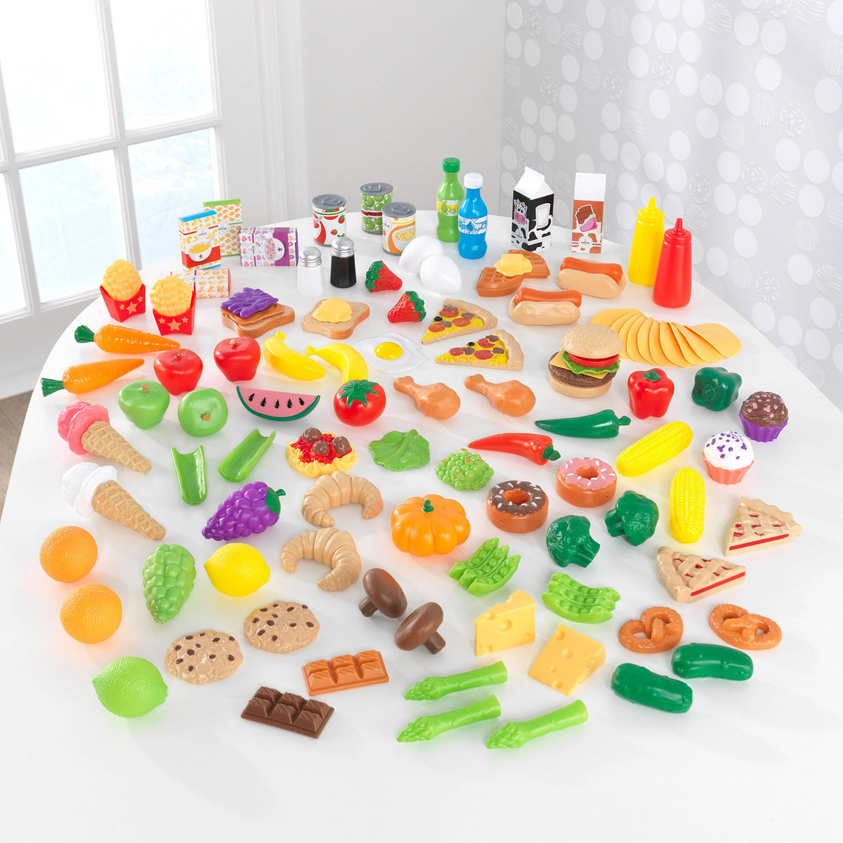 115 Pieces Play Food Set P252