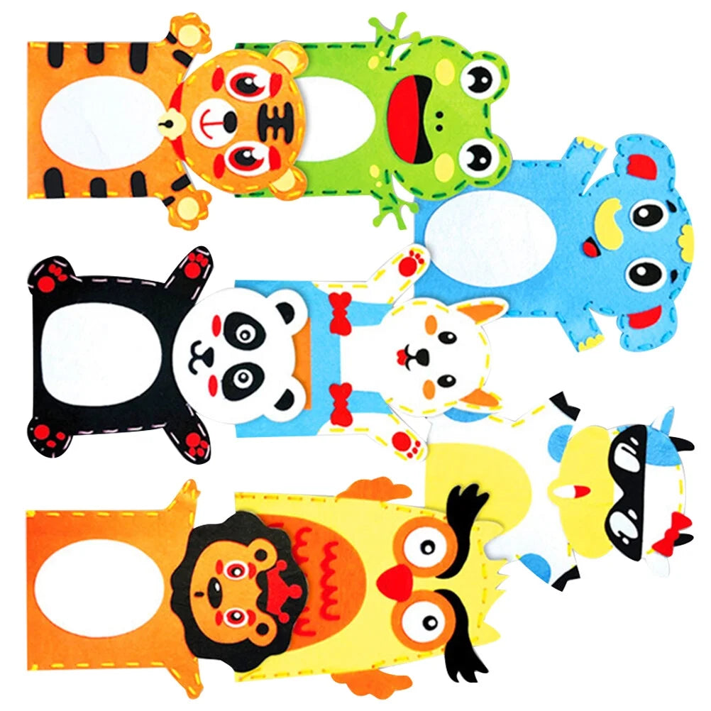 8PCS DIY Doll Making Kit Fabric Weaving Educational Toys C1186