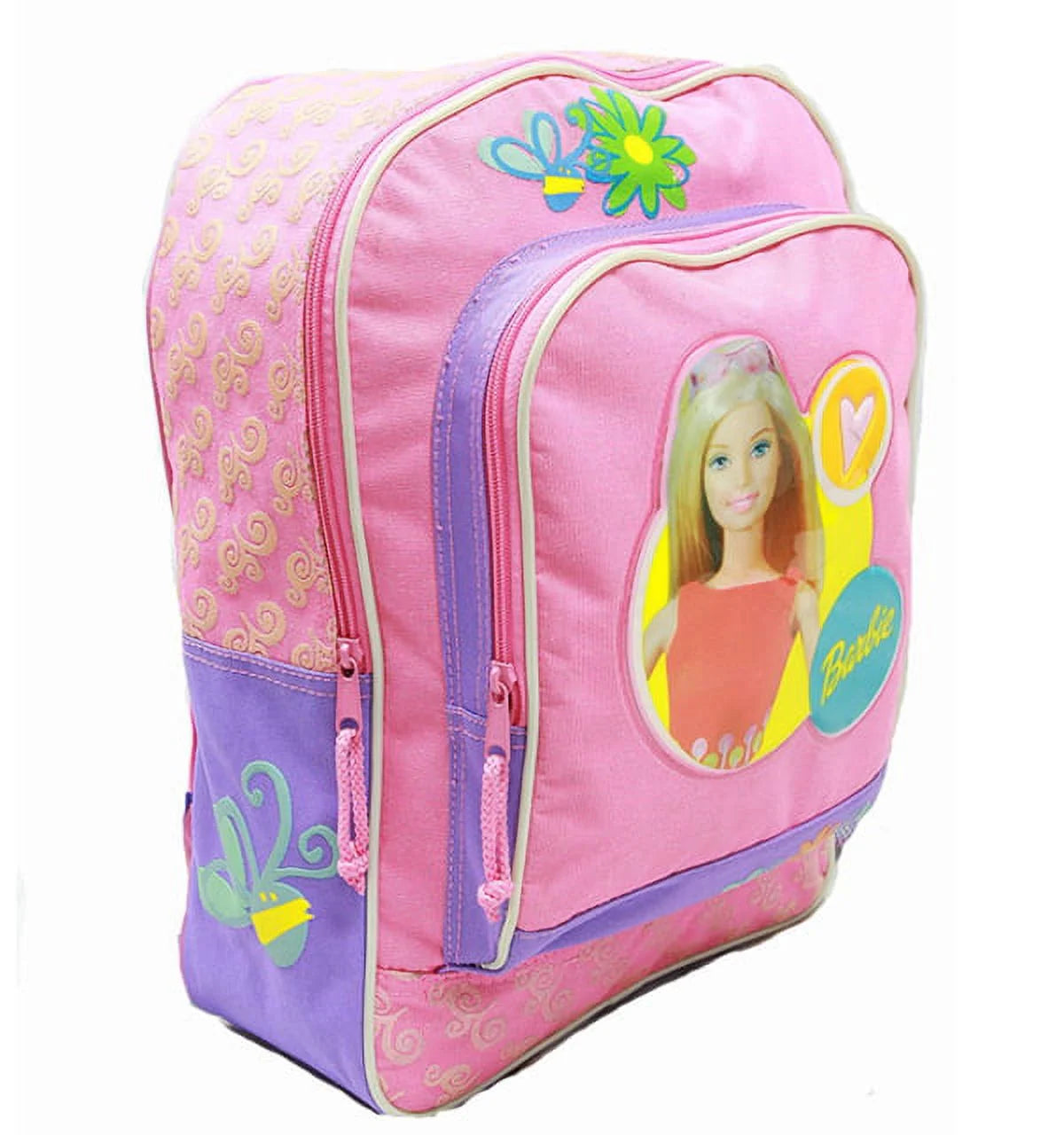 Purple Large School Backpack with Water Bottle M2130