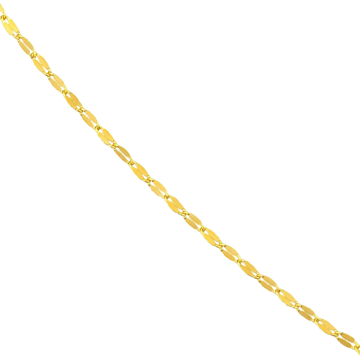 14K Yellow Gold 16" 1.45mm Chain Necklace Z4204
