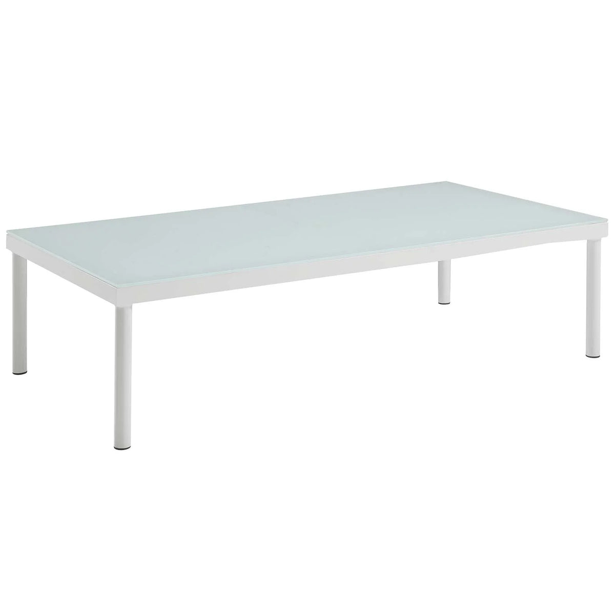 6 Piece White Gray Outdoor Aluminum Sectional Sofa Set S267458