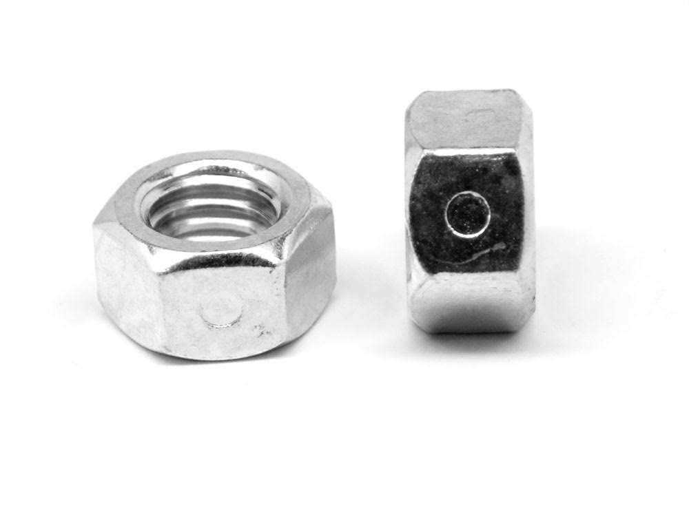 22-8 Coarse Thread Reversible 2-Way All Metal Locknut Low Carbon Steel Zinc Plated Pk 75 L30653