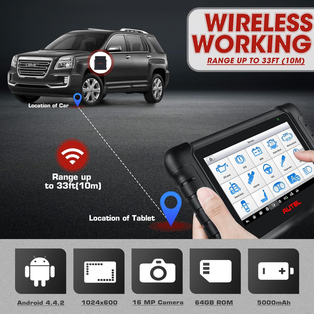 Wireless OE-Level Diagnostic Scanner with Bi-Directional Control Q7260