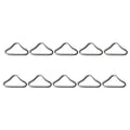 20pcs Trampoline Jumping Bed Bungee Mesh Cloth Buckle Triangle Ring Parts Q680