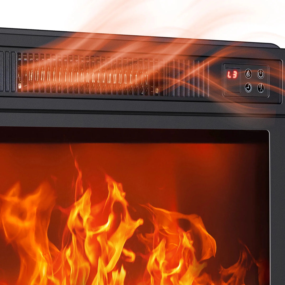 23 inch Indoor Electric Fireplace Insert with Remote Control H511052