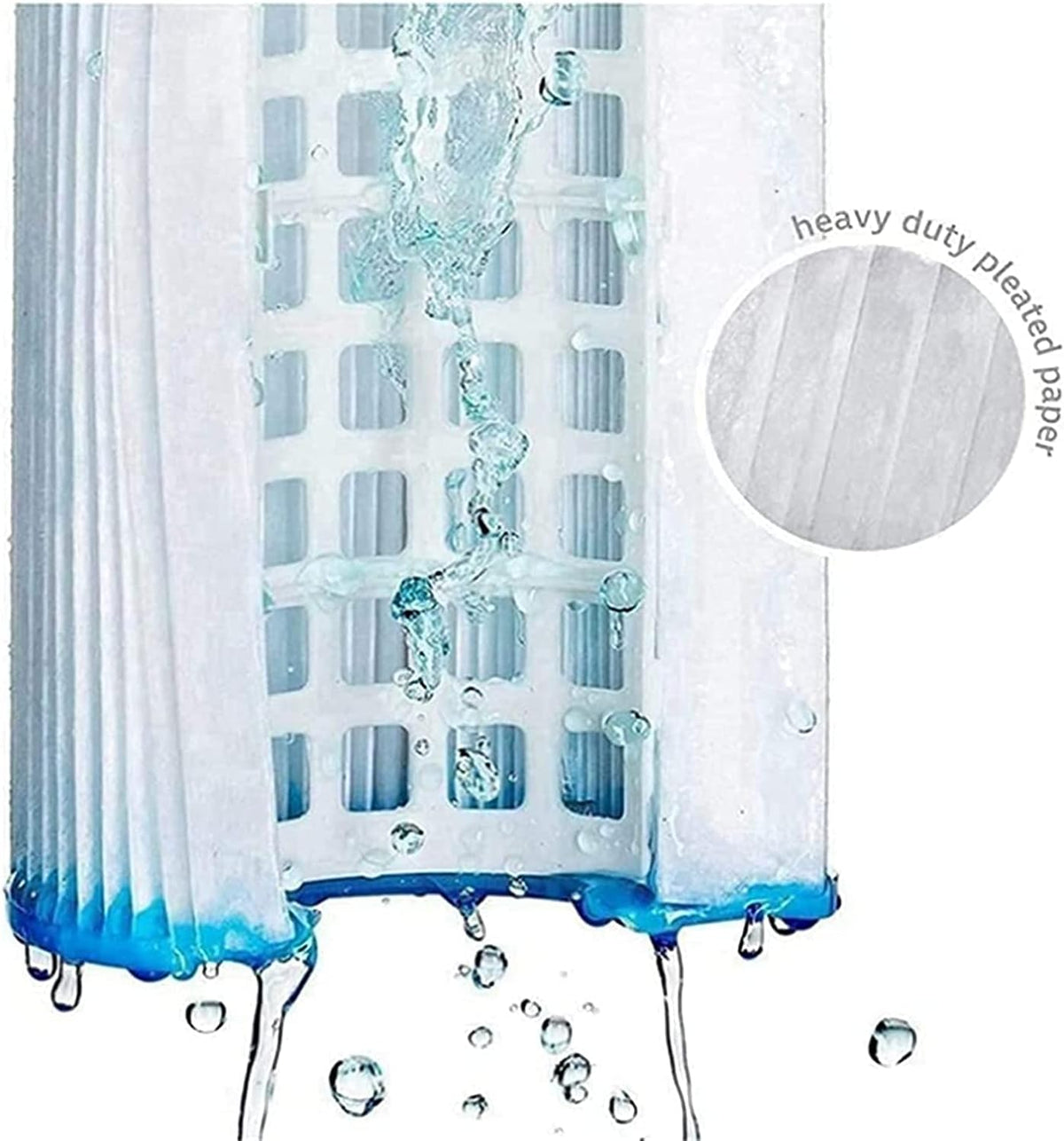 Pool Filter Pump with 1 Filter Cartridge, Type H Cartridges-4 Pcs, Pack of 2 M2884