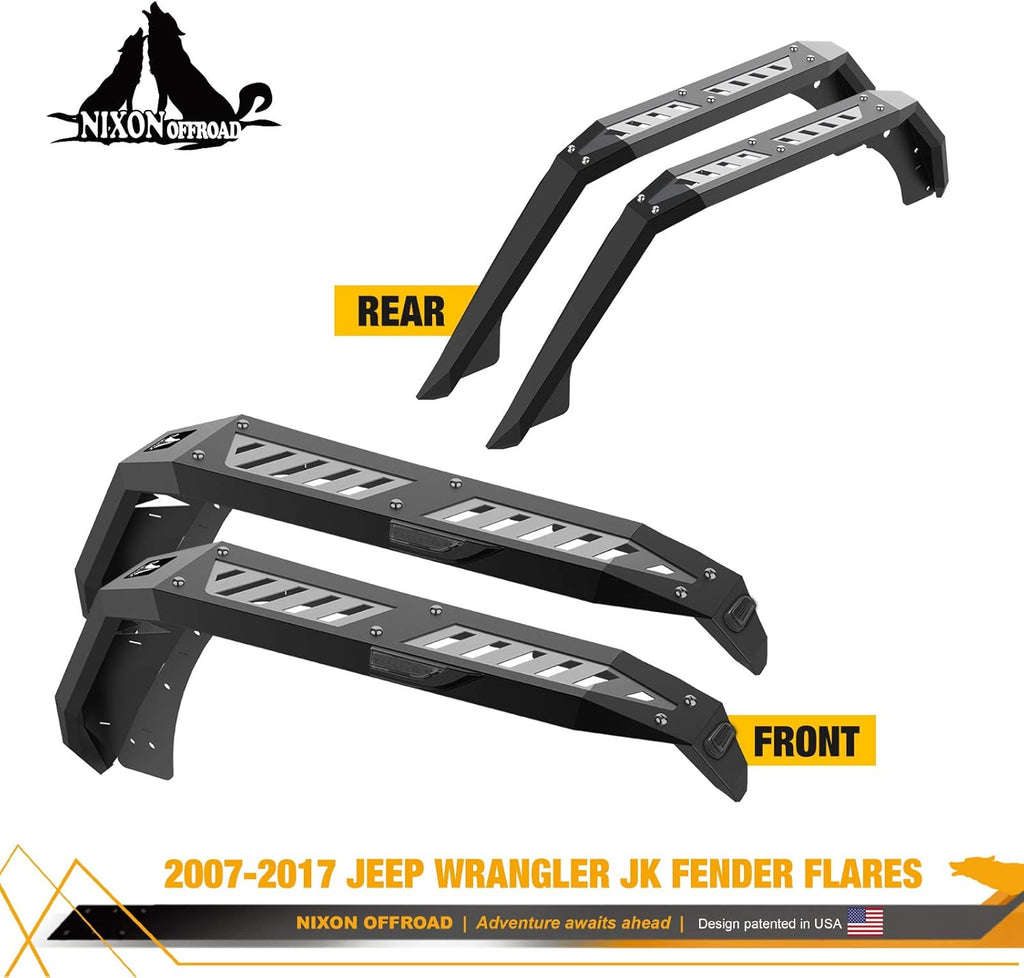 A-Pillar LED Light Bar Mounting Brackets with 2 LED Lights X434726