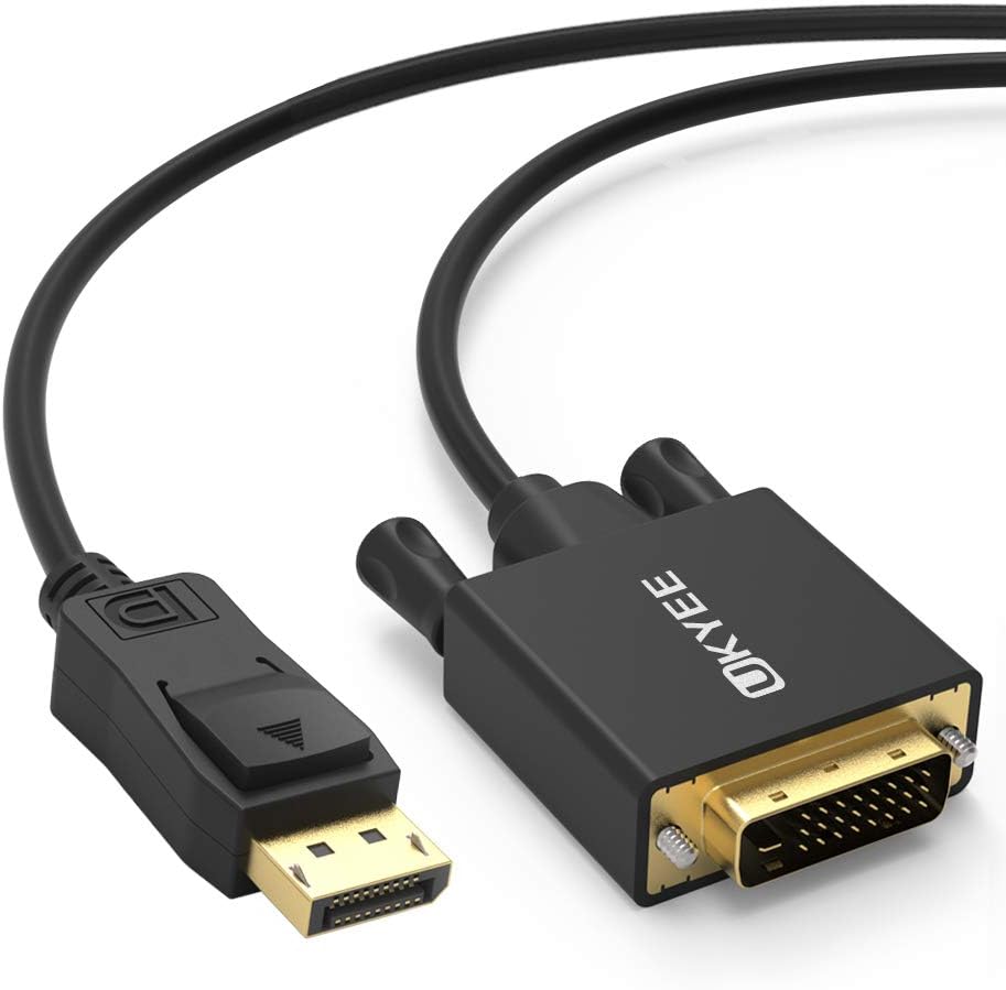 Displayport to DVI Cable 6ft 10-Pack Black Pack of 2 N13865
