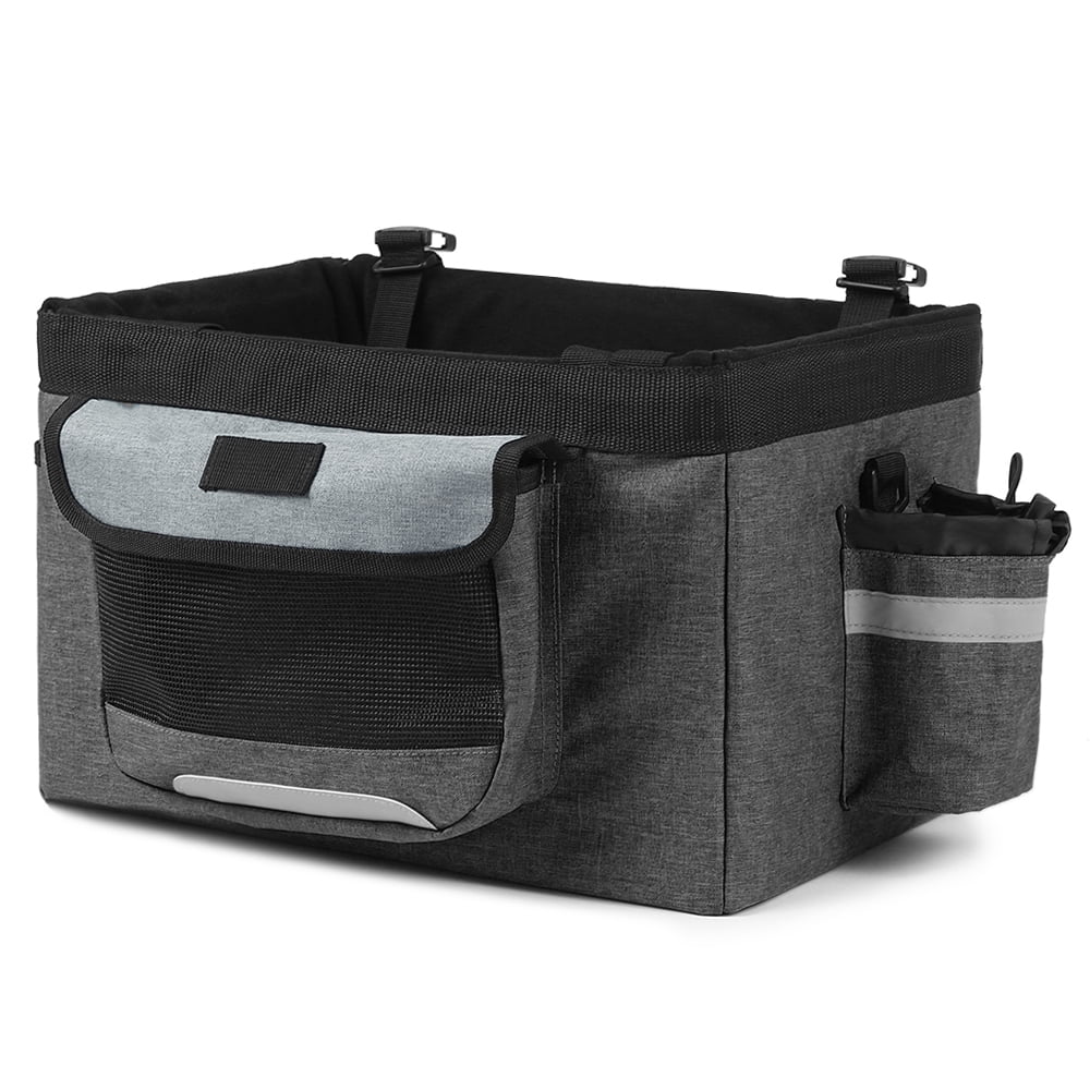 Foldable Front Basket Bike Basket Dog Cat Carrier Camping Tote Bag P4047
