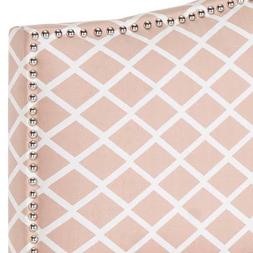 Grey/White Stripe Queen Headboard J8959