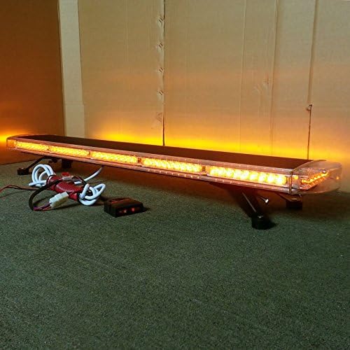 Black Aluminium 53" 108 LED Emergency Warning LightBar J7128