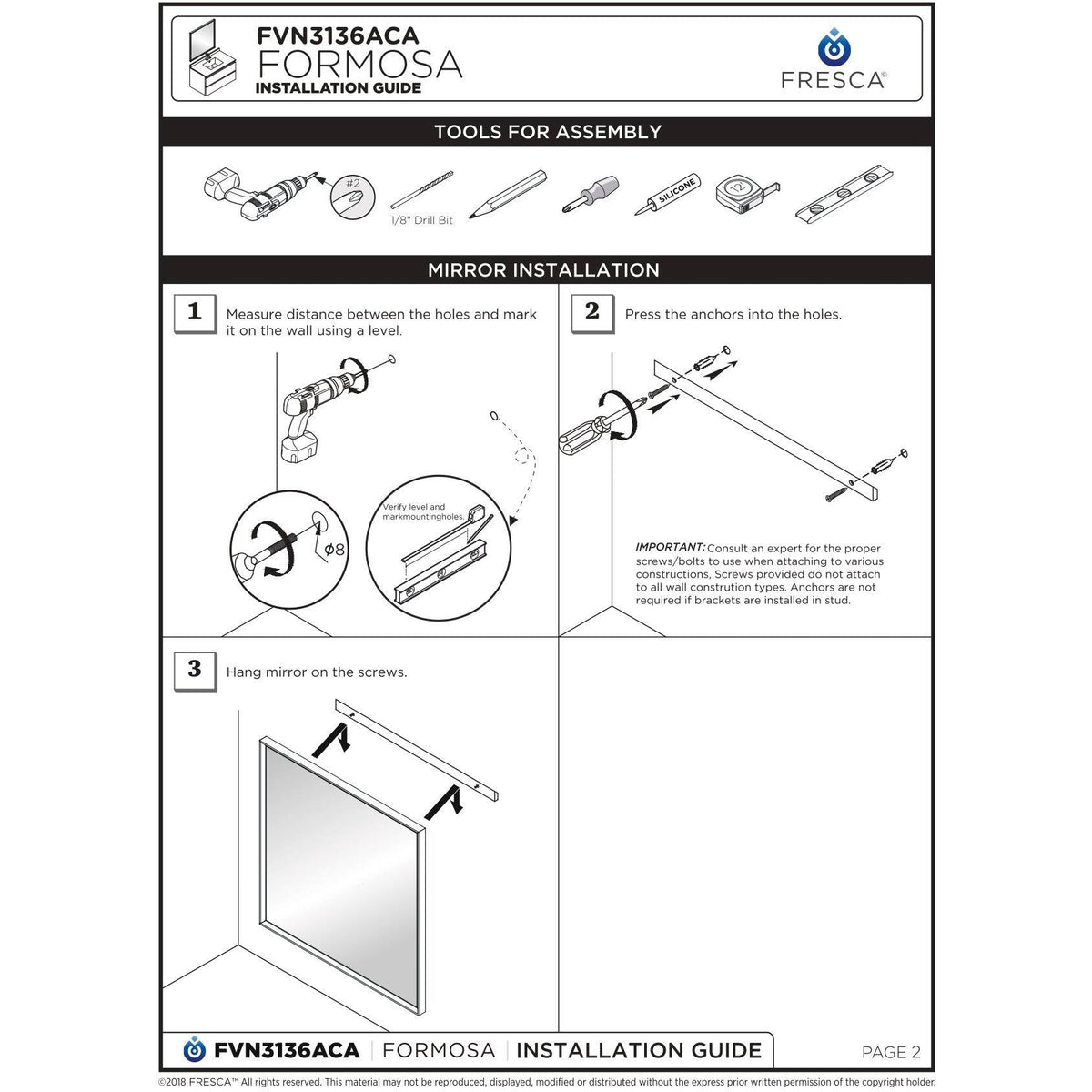 Wall Hung Bathroom Cabinet A89527
