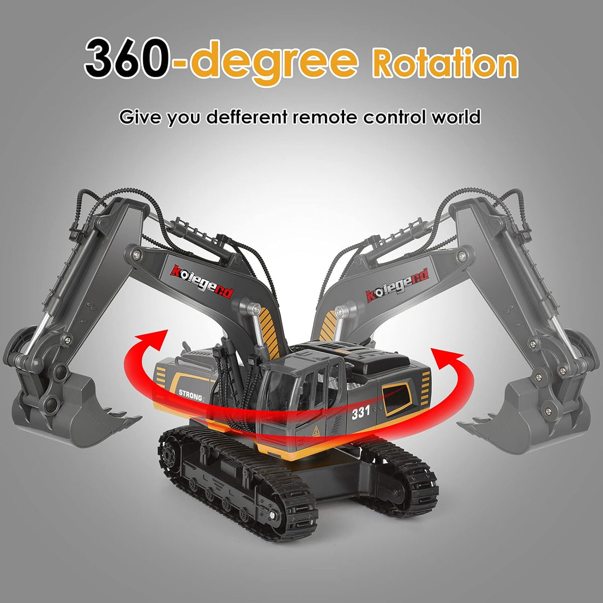 1/18 Scale Remote Control Excavator Toy J468