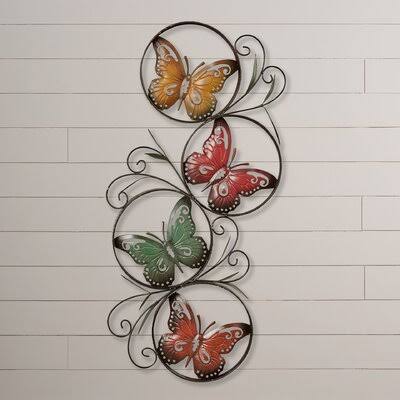 Metal Butterfly Wall Decor Z174
