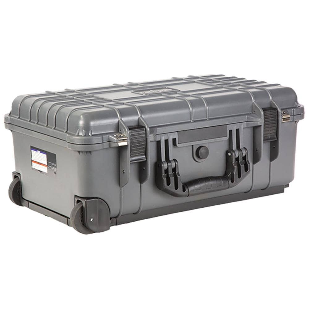 22 in. Wheeled Waterproof Case/Safe, Gray N19895