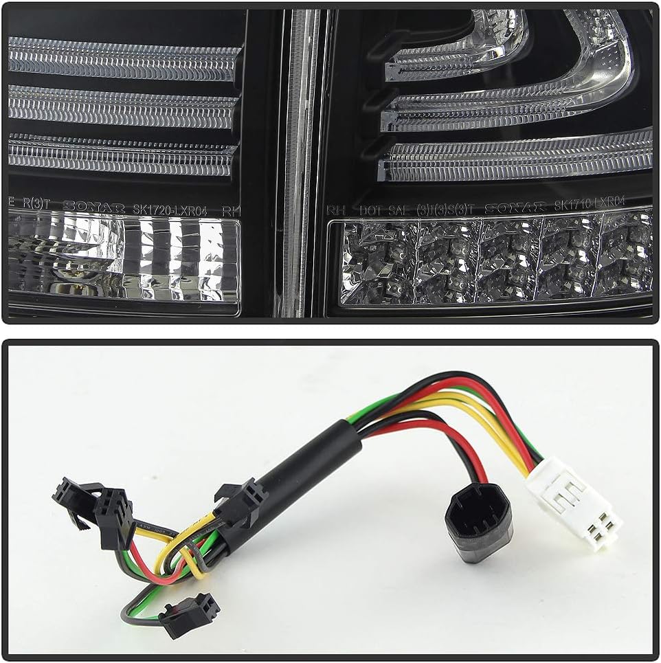Black LED Tail Lights for Lexus RX330 RX350 D659214
