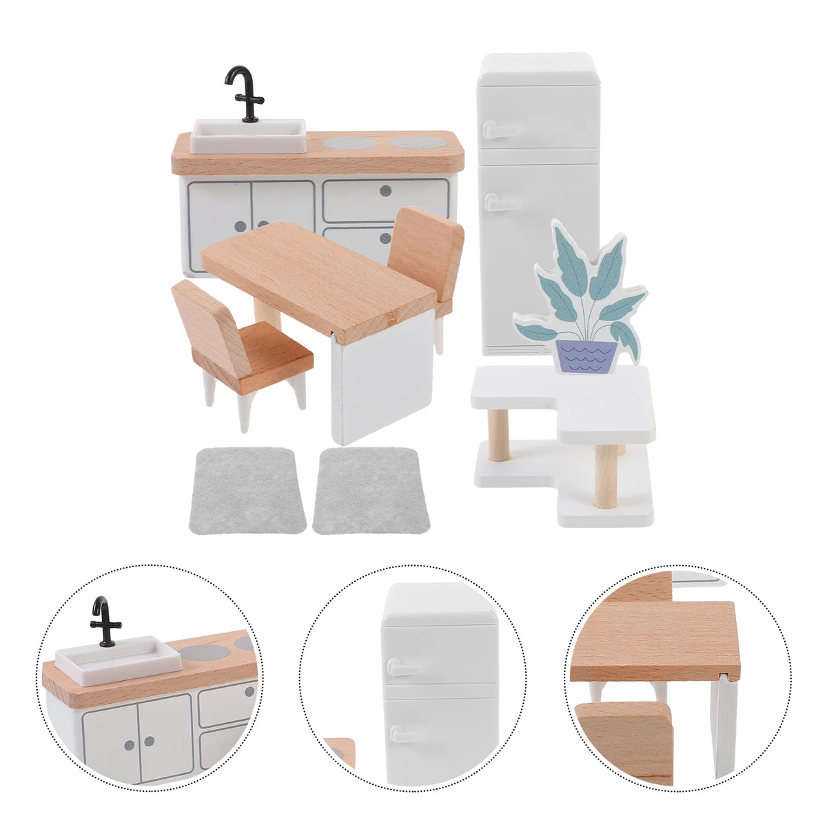 Simulated Miniature Kitchen Furniture Decor W787