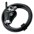 Python Steel Key Cable Lock, Black & Yellow Y224