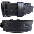 10mm Leather Powerlifting Belt, Single Prong, Black K6502