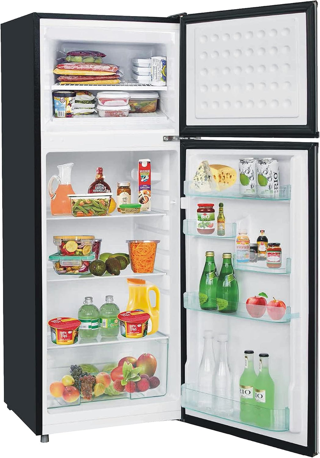 2 Door 7.5 cu. ft Refrigerator with Freezer, Platinum, Stainless S122189