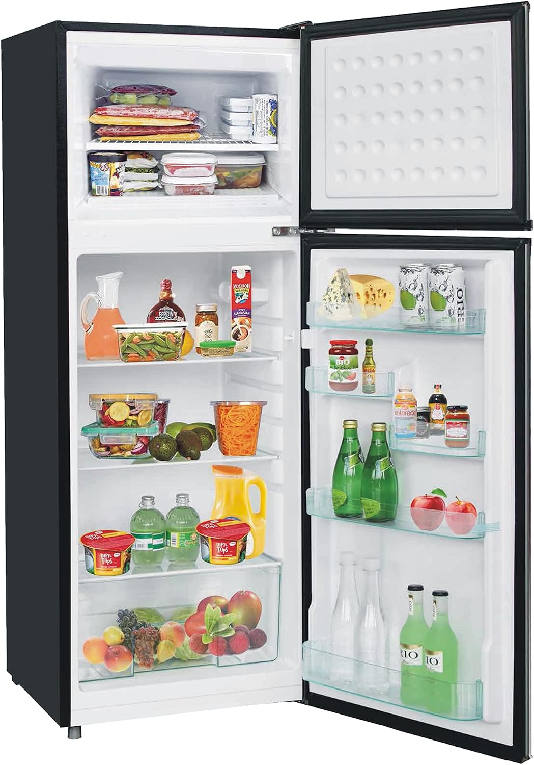 2 Door 7.5 cu. ft Refrigerator with Freezer, Platinum, Stainless S122189