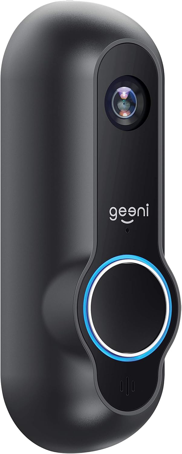Smart Wifi Doorbell with HD Camera, Night Vision, and Motion Sensor C39262