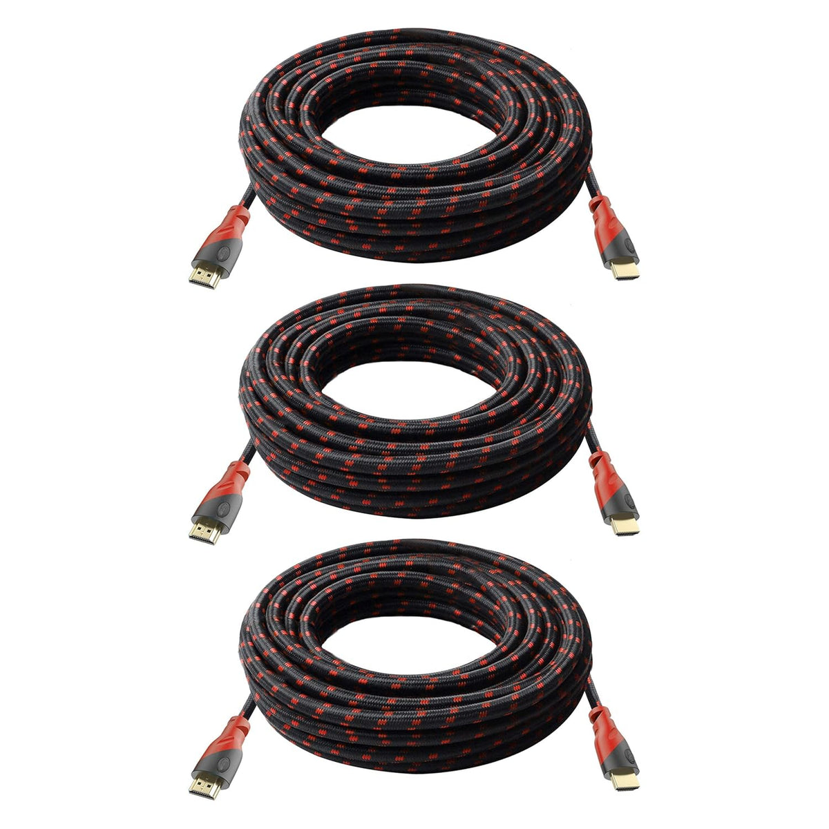 High Speed HDMI Cable 25 Ft with Ethernet 5 Pack Q6590