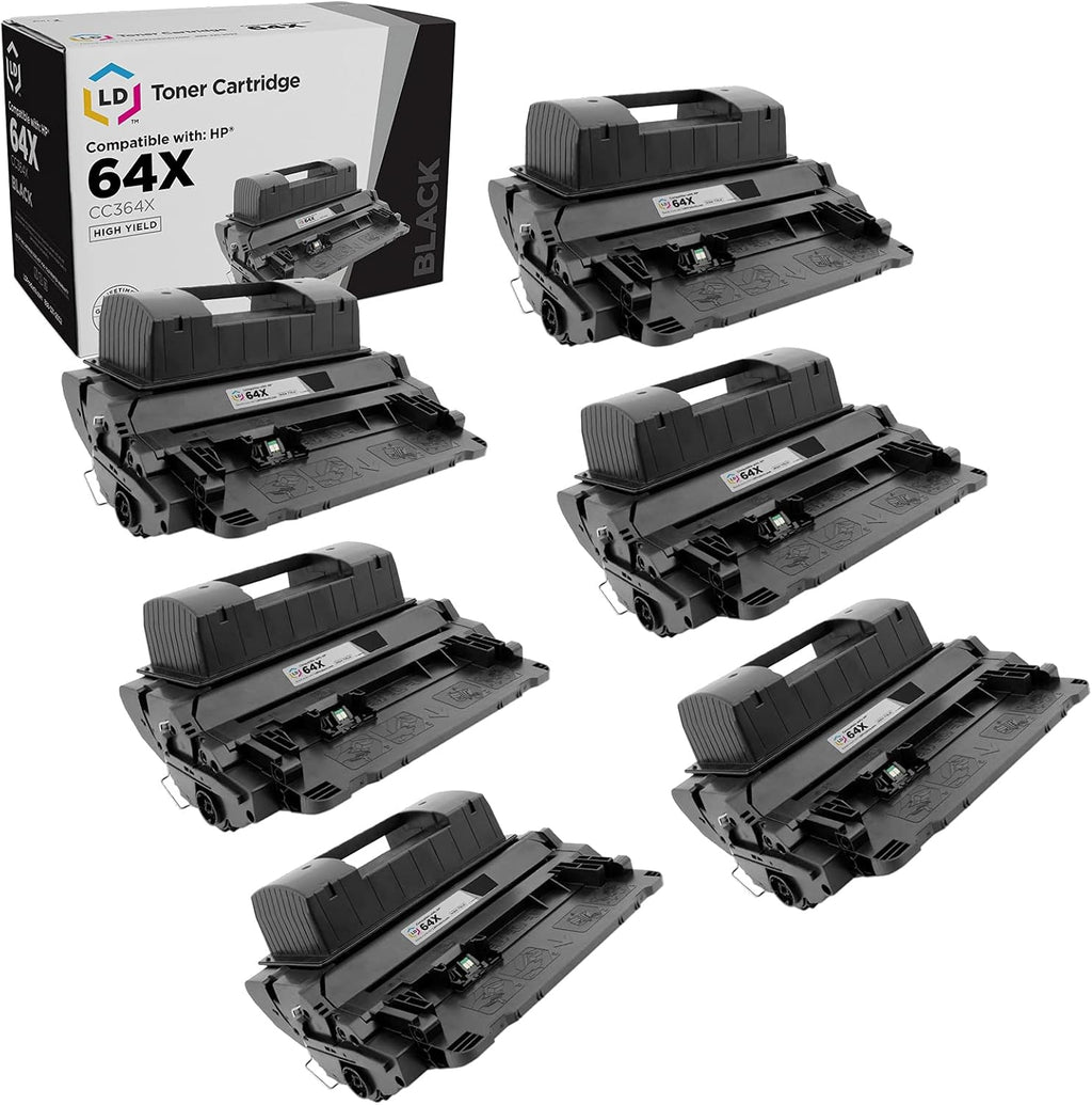 6-Pack Black High Yield Toner Cartridge F8666