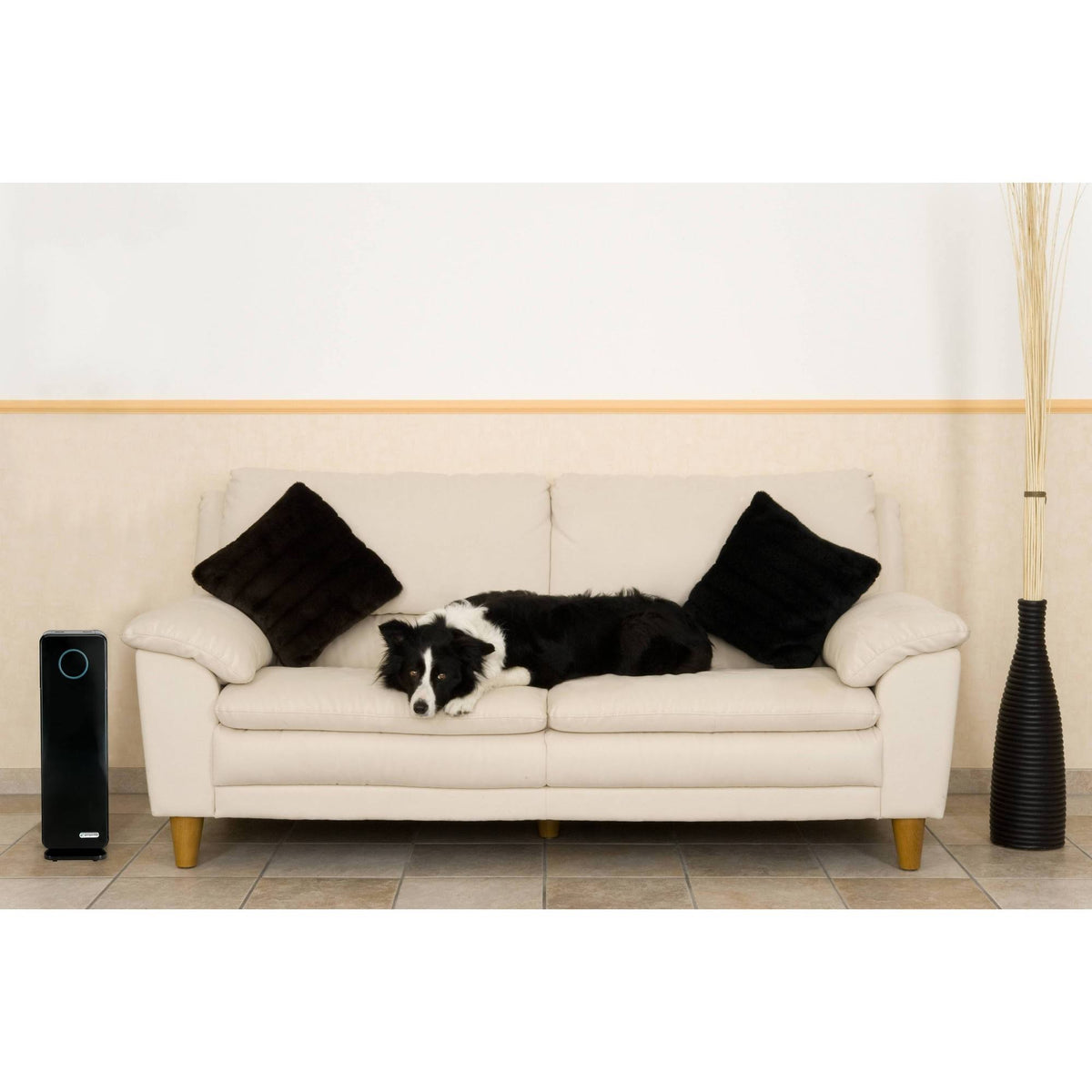 Black True HEPA Air Purifier with UV Sanitizer Z542012
