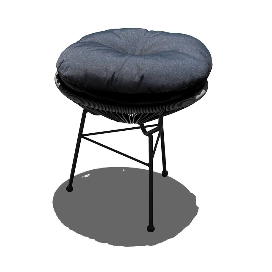 Lime Green Acapulco Chair with White Side Table or Ottoman G741