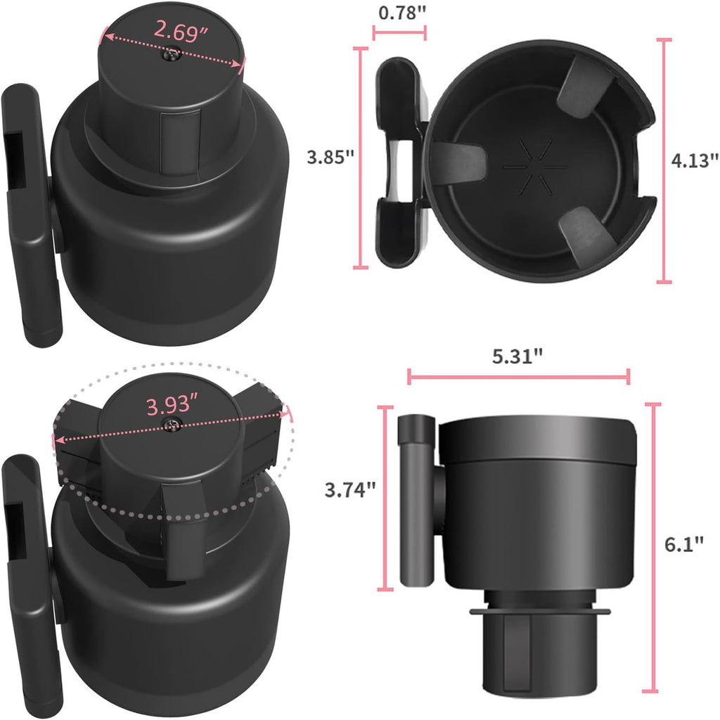 Expandable Car Cup Holder Organizer with Phone Stand W38605