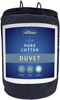 White Double Cotton Duvet 10.5 Tog N3597