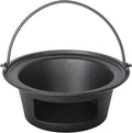 Cast Iron Ash Can with Handle Charcoal Ash Basket G1779