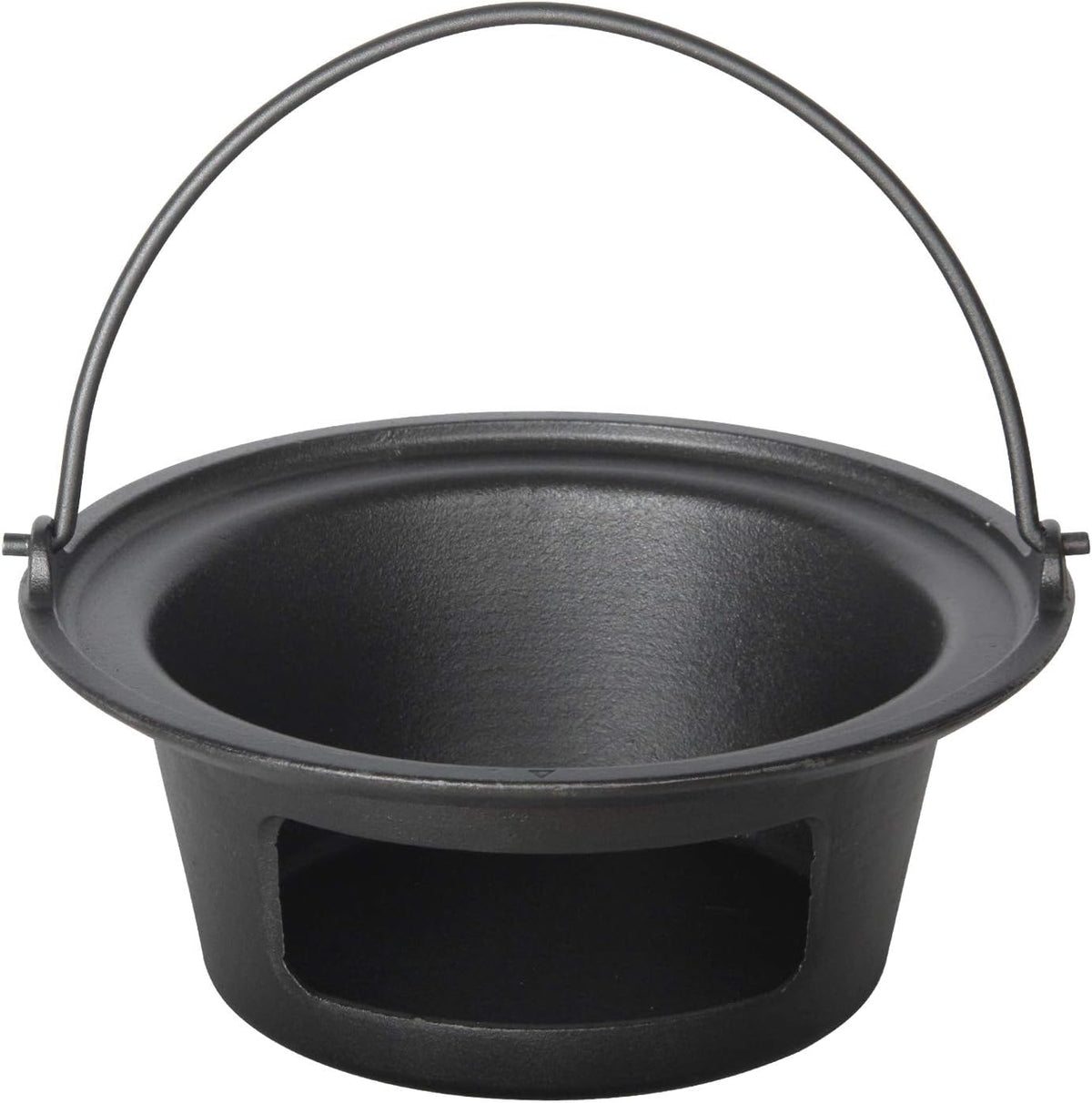 Cast Iron Ash Can with Handle Charcoal Ash Basket G1779