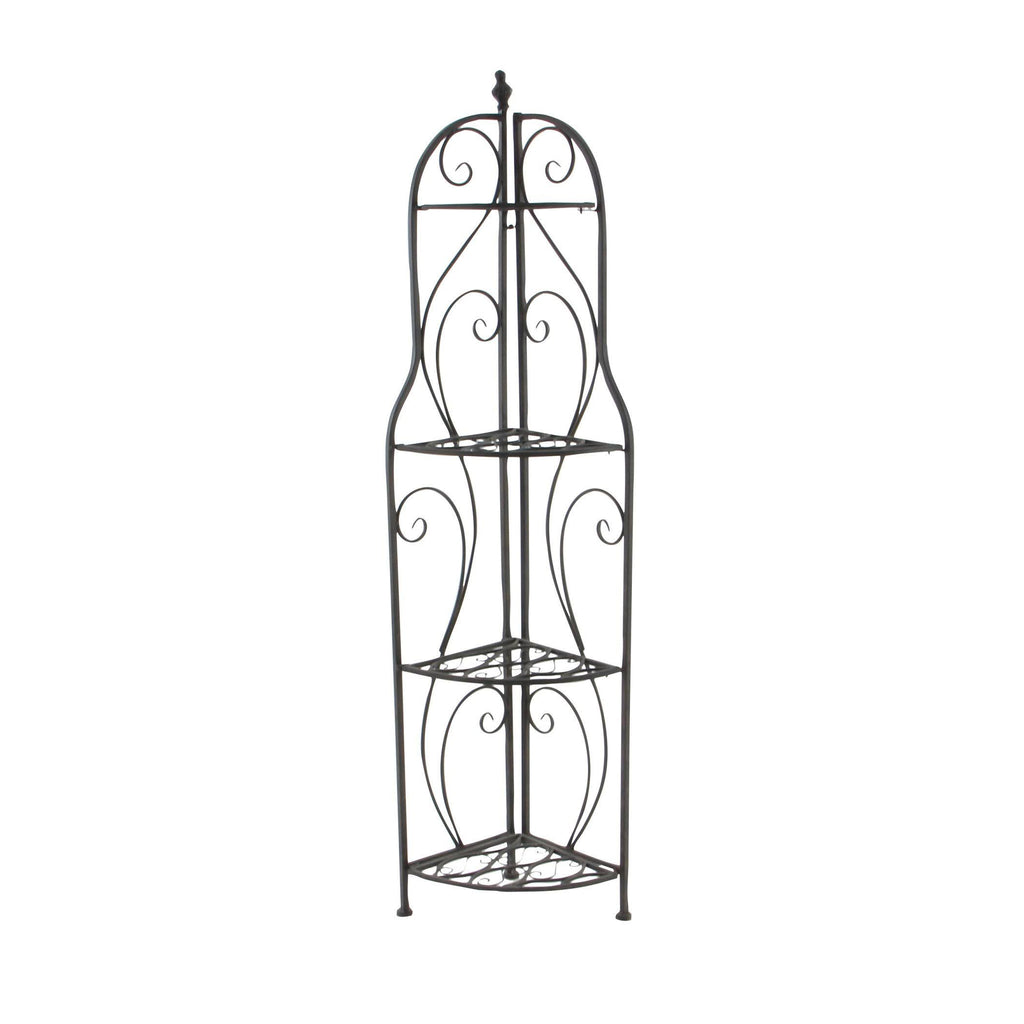 Black Metal Corner Rack T6260