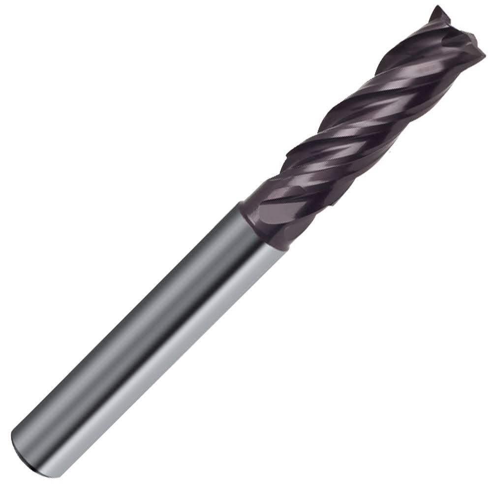 4 Flute Variable Helix FIREX Coated Carbide Extra Long Length End Mill W6856