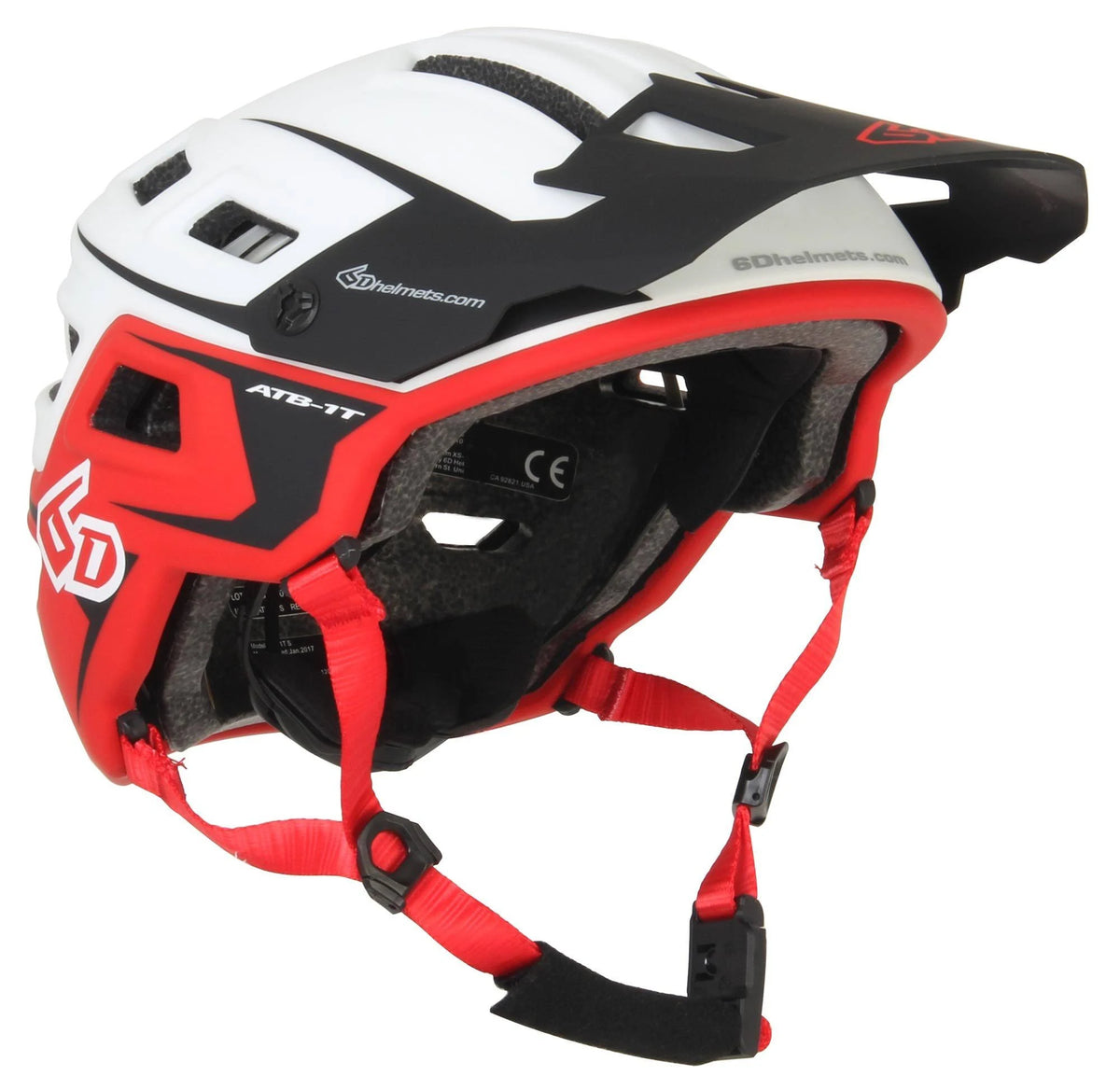 White/Red Evo Trail Helmet W2211