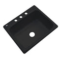 Black 3 Hole Kitchen Sink K627472