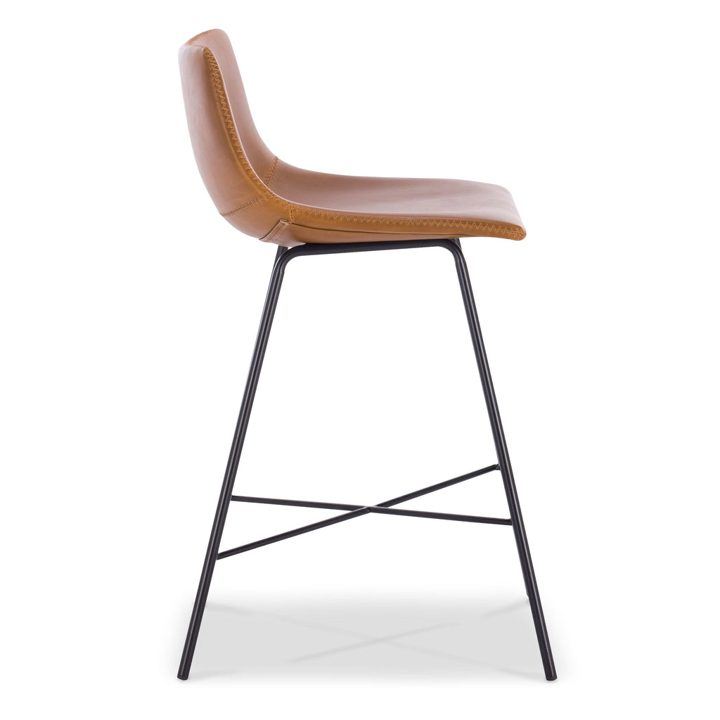 Brown Poly & Bark Counter Stool Set of 3 C72267