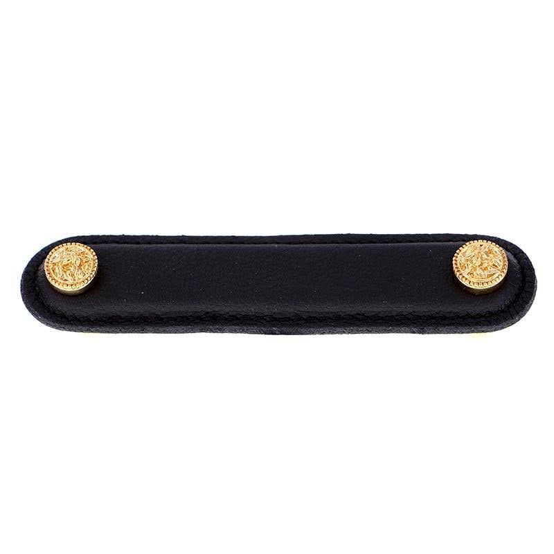 Polished Gold Bar Pull V586