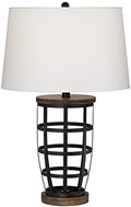 Black Metal Cage Table Lamp S169
