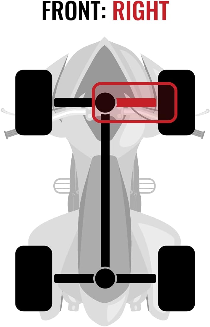Front Right Axle for Can-Am Renegade 1000 4X4 B852