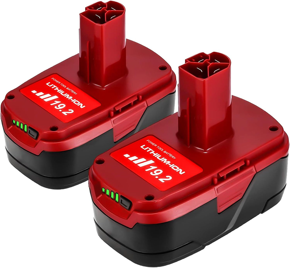 2 Pack 6000mAh 19.2V Lithium-ion Replacement Battery J390712