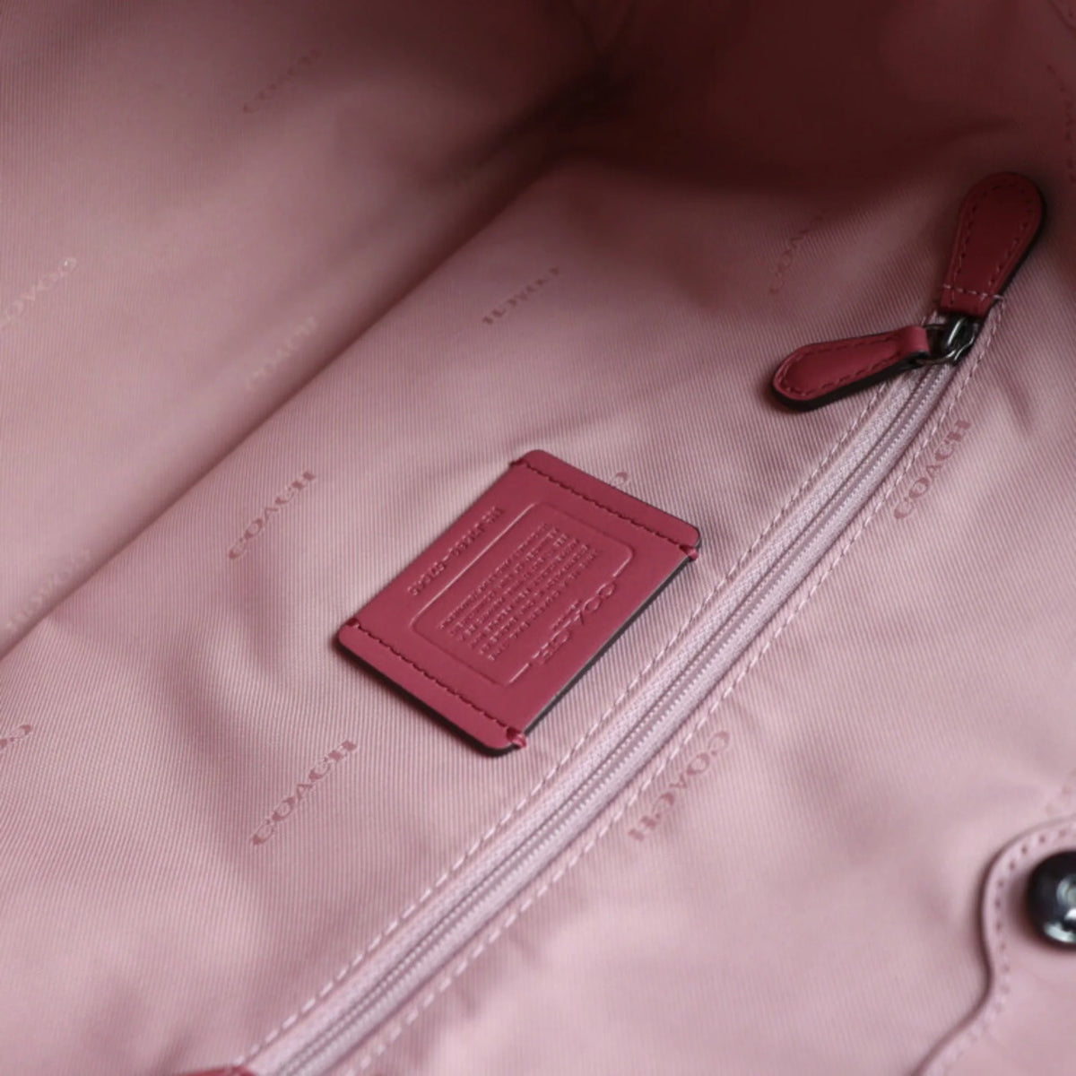 Pink Leather 2WAY Shoulder Bag A1738