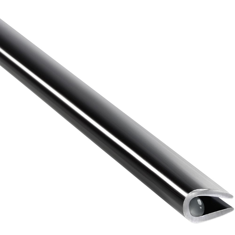Black Flexible PVC Edge Protector Trim, 100’ Length D8957