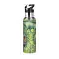 Stainless Steel Insulated Thermos Vacuum Flask Water Bottle with Straw Lid L189778