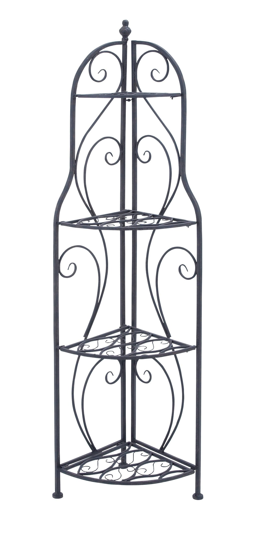 Black Metal Corner Rack T6260